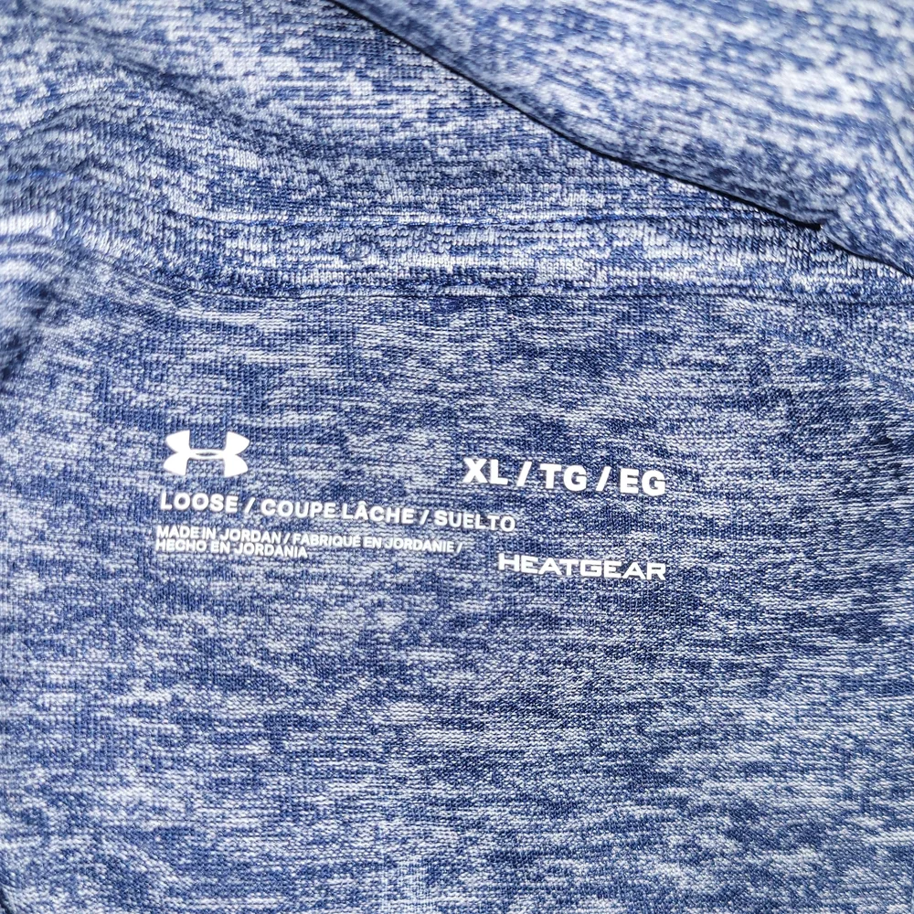 Under Armour Women's Blue Heathered Pullover Activewear Top Size XL - Picture 7 of 7